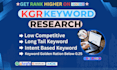 do kgr keyword research with long tail, seo competitor analysis