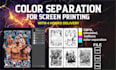 professional color separation for t shirt screen printing
