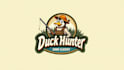 design creative luxury duck hunter mascot logo in 12 hours