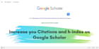 increase your citations on google scholar using journals