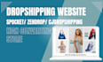 build high converting dropshipping website spocket, zendrop cjdropshipping store