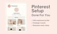 set up your pinterest account with SEO, boards and branding