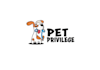 design unique pet privilege logo