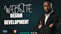 build and design a custom business website as a full stack developer