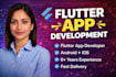 develop flutter mobile app for android and ios with firebase backend