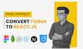 convert figma to react, figma to next js, and fgima to html