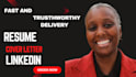 write an executive resume and linkedin profile