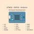 program stm32 esp32 rtos or bare metal or qt with gui