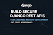 build a django rest API with authentication and database