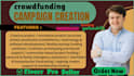 create a professional crowdfunding campaign on kickstarter, indiegogo, gofundme