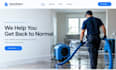 build squarespace property restoration website  mold and fire damage restoration