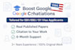 boost google scholar citations through journals papers