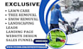 generate lawn care leads landscaping snow removal landing page tree removal lead