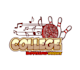 design modern college bowling night logo