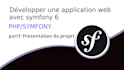 do symfony PHP web application website bug fix full stack developer symphony API