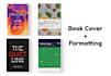 design a professional book layout or cover