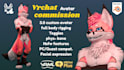model 3d vrchat avatar, vtuber model, furry nsfw, 3d game model