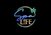 design awesome spa life logo