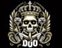 do custom skull crown snake logo with illustration design