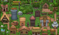 do 32x32 64x64 pixel art top down tileset tilemap spritesheets dnd rpg assets