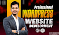 design redesign wordpress website, website development as a full stack developer
