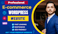 create wordpress ecommerce website, woocommerce online store