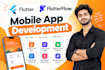 develop ai android and ios apps using flutter and futter flow with integration