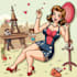 create pin up and cartoon illustrations