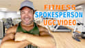 create a natural fitness spokesperson ugc video