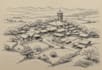 draw landscape sketch, architectural site plan, map