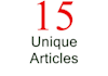 provide you with 15 UNIQUE Articles on any Given Topic/Niche/Keyword