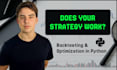 backtest and analyze your trading strategy using python