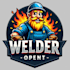design high quality welder mascot logo with express delivery