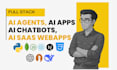 make ai agent, ai saas app, ai chatbot, and custom ai website application
