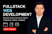 build full stack web apps using react, next, nest or express