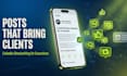 ghostwrite linkedin posts that get you engagement, credibility and clients