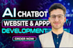 develop ai chatbot developer chatgpt, saas apps, manychat, ai mobile app chatbot