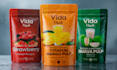 design premium pouch bag packaging with front and back layout