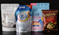 design premium pouch bag packaging with front and back layout