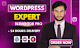 design, customize and optimize your wordpress website with elementor pro