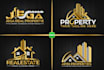 do real estate,construction,home repair,property,roofing,handyman logo for you