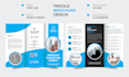 create modern brochure design for company marketing