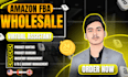 be your expert amazon fba wholesale virtual assistant, amazon VA