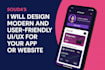 deliver UI UX mobile and web design based on human psychology and trends