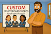 create whiteboard animated explainer online elearning course and training video