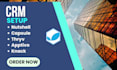 setup nutshell thryv capsule engagebay salesflare knack efficy softr apptivo CRM