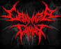 design death metal logo with texture and chrome effect