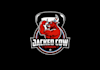design muscle needed off jacked cow logo