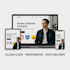 design responsive HTML CSS js  wordpress templates