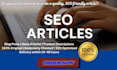 write SEO friendly and engaging articles in english, sinhala